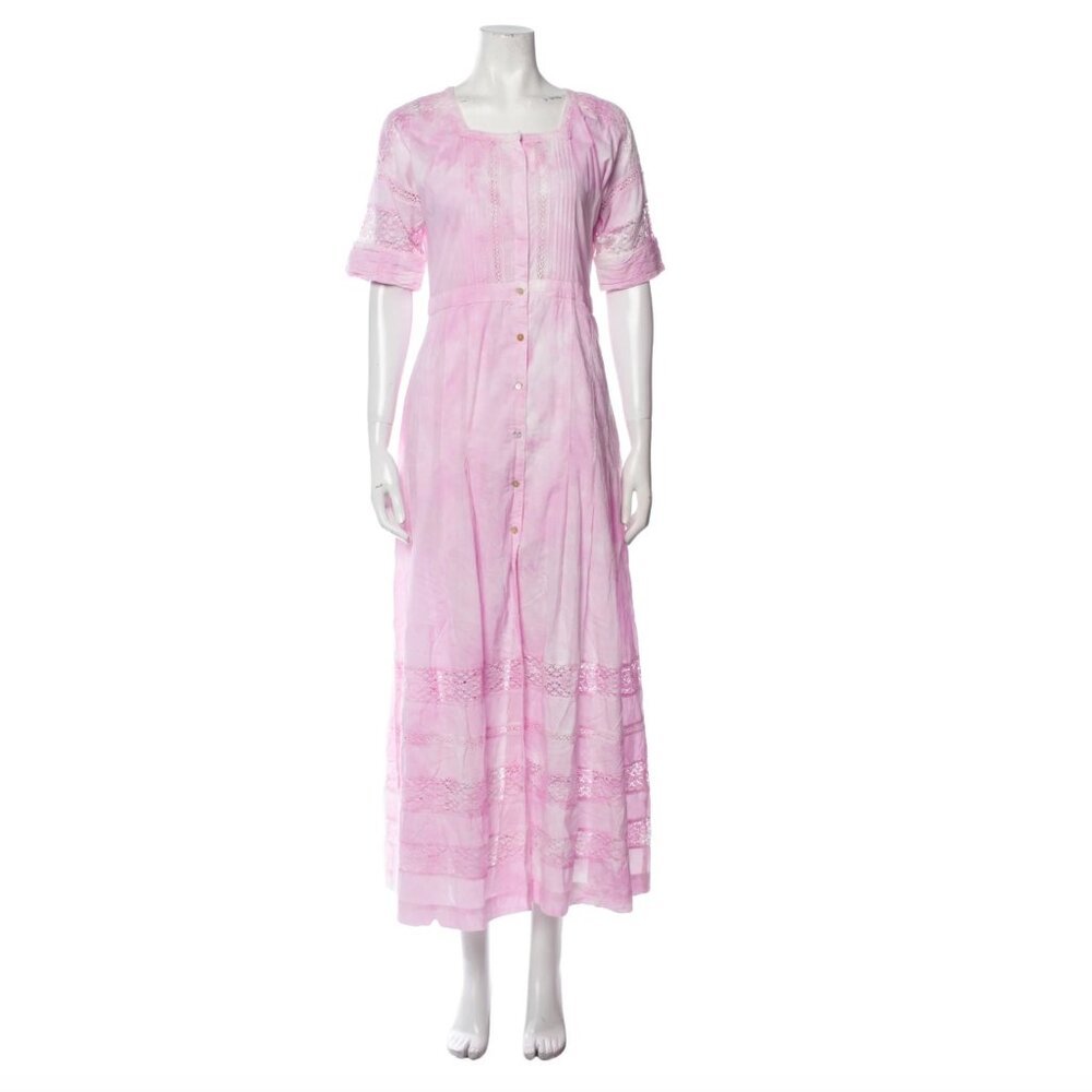 LOVESHACKFANCY Pink Women's Edie Dress